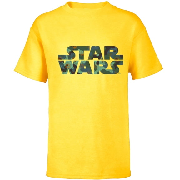 Star Wars Camo Logo - Short Sleeve T-Shirt for Kids - Customized-Yellow