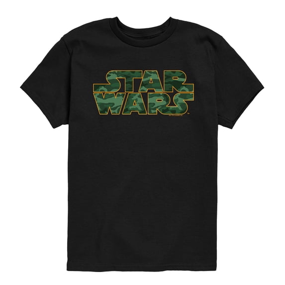 Star Wars - Camo Logo - Youth Boys Short Sleeve Graphic T-Shirt