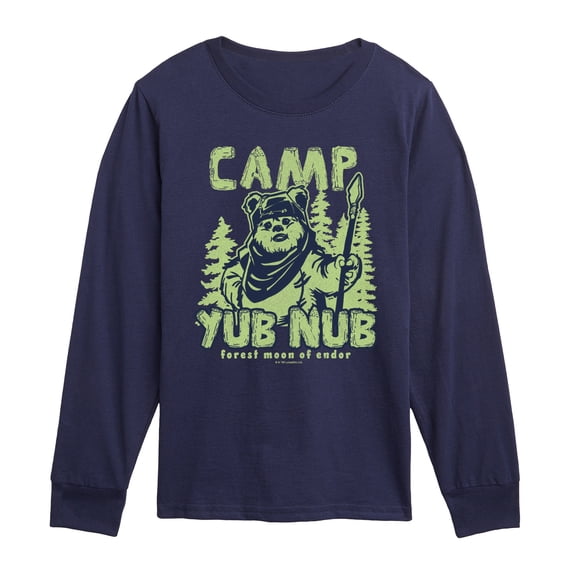 Star Wars - Camp Endor Tonal - Youth Long Sleeve Graphic T-Shirt