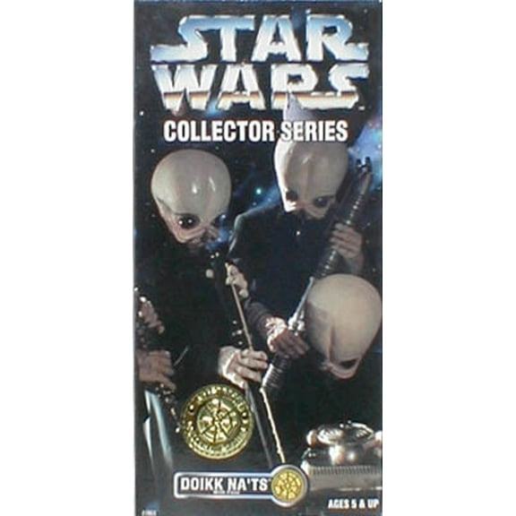 Star Wars Cantina Band Collector Series Doikk Na'ts w/ Fizz 12-Inch Figure (NON-MINT PACKAGE)