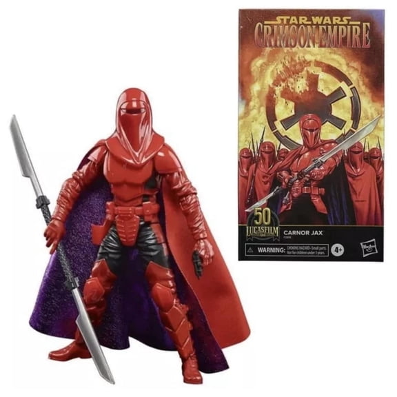 Star Wars Carnor Jax Action Figure Crimson Empire Black Series LucasFilm 50th Anniversary Hasbro