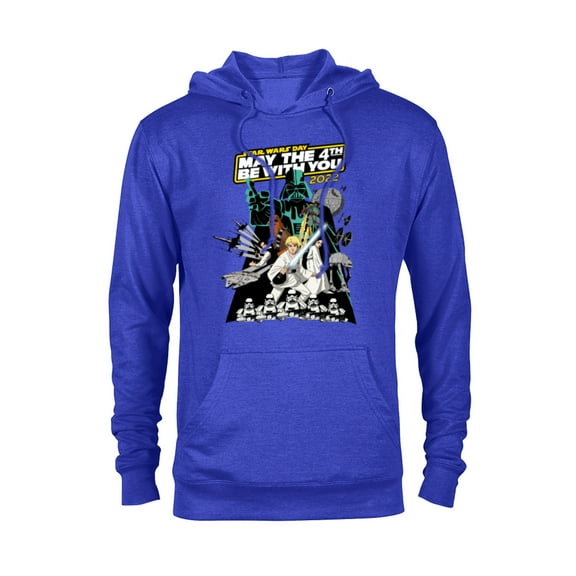 Star Wars Cartoon May the 4th Be With You 2022 - Pullover Hoodie for Adults - Customized-Royal