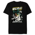 thumbnail image 1 of Star Wars Cartoon May the 4th Be With You 2022 - Short Sleeve Blended T-Shirt for Adults - Customized-Black, 1 of 5