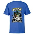 thumbnail image 1 of Star Wars Cartoon May the 4th Be With You 2022 - Short Sleeve T-Shirt for Kids - Customized-Royal, 1 of 5
