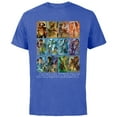 thumbnail image 1 of Star Wars Celebration Mural Art Panels - Short Sleeve Cotton T-Shirt for Adults- Customized-Royal Heather, 1 of 5