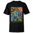 thumbnail image 1 of Star Wars Celebration Mural Art Panels - Short Sleeve T-Shirt for Kids- Customized-Black, 1 of 5
