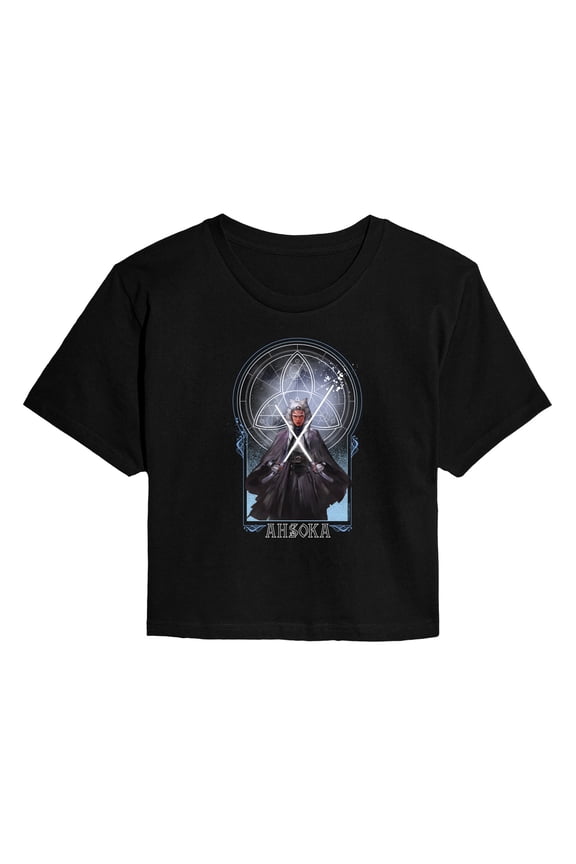 - Celestial Ahsoka - Juniors Cropped Graphic T-Shirt