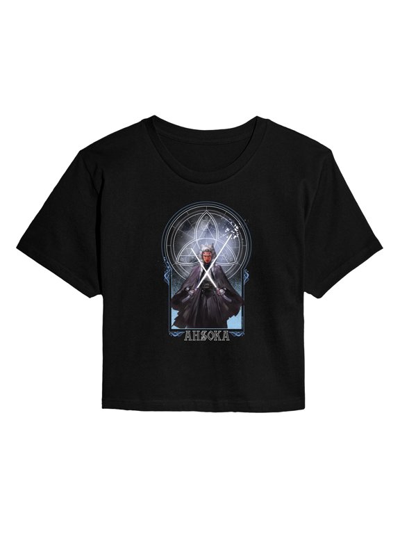- Celestial Ahsoka - Juniors Cropped Graphic T-Shirt