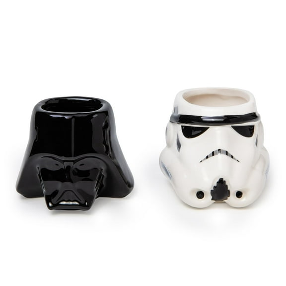 Star Wars 828012 Darth Vader & Stormtrooper Helmets Ceramic Mugs, Pack of 2