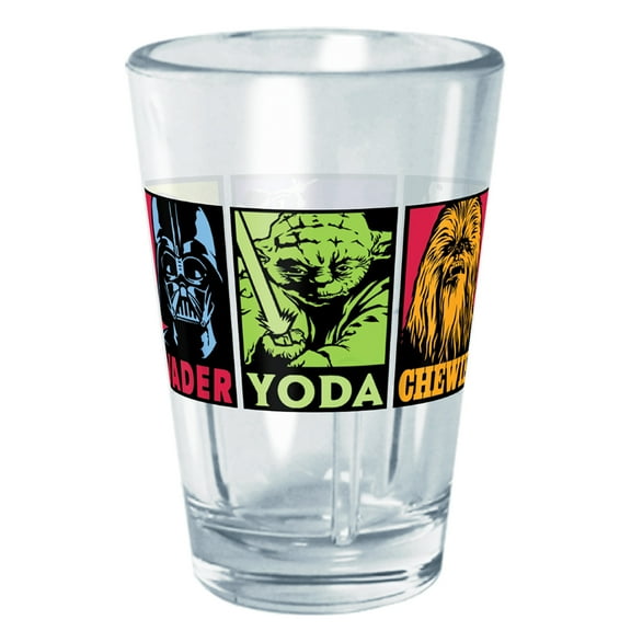 Star Wars Character Boxes Tritan Shot Glass Clear 2 oz.