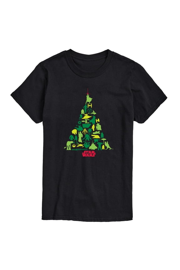 - Xmas Tree - Men's Short Sleeve Graphic T-Shirt