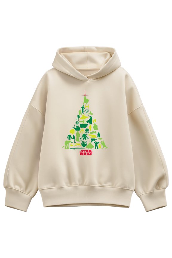- Xmas Tree - Women's Oversized Fleece Hoodie Sweatshirt