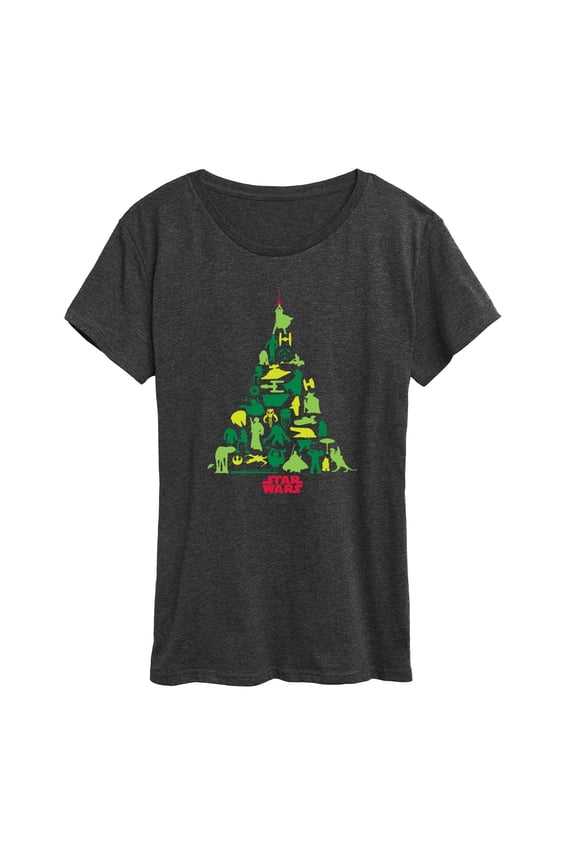 - Xmas Tree - Women's Short Sleeve Graphic T-Shirt