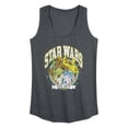 thumbnail image 1 of Star Wars - Characters Collegiate Logo - Women's Racerback Graphic Tank, 1 of 4