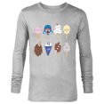 thumbnail image 1 of Star Wars Characters as Nostalgic Ice Cream - Long Sleeve T-Shirt for Men - Customized-Athletic Heather, 1 of 5