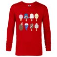 thumbnail image 1 of Star Wars Characters as Nostalgic Ice Cream - Long Sleeve T-Shirt for Men - Customized-New Red, 1 of 5
