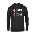 thumbnail image 1 of Star Wars Characters as Nostalgic Ice Cream - Pullover Hoodie for Adults - Customized-Black, 1 of 5