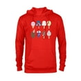 thumbnail image 1 of Star Wars Characters as Nostalgic Ice Cream - Pullover Hoodie for Adults - Customized-Red, 1 of 5