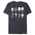 thumbnail image 1 of Star Wars Characters as Nostalgic Ice Cream - Short Sleeve Blended T-Shirt for Adults - Customized-Navy Heather, 1 of 5