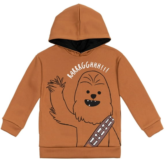 Star Wars Chewbacca Big Boys Fleece Pullover Hoodie Little Kid to Big Kid