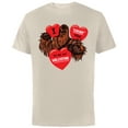 thumbnail image 1 of Star Wars Chewbacca Chews You Heart Valentine’s Day - Short Sleeve Cotton T-Shirt for Adults - Customized-Natural, 1 of 5