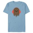 thumbnail image 1 of Star Wars Chewbacca Holiday Earmuffs - Short Sleeve Blended T-Shirt for Adults - Customized-Ocean Blue, 1 of 5