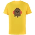 thumbnail image 1 of Star Wars Chewbacca Holiday Earmuffs - Short Sleeve Cotton T-Shirt for Adults - Customized-Yellow, 1 of 5