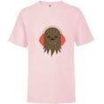 thumbnail image 1 of Star Wars Chewbacca Holiday Earmuffs - Short Sleeve T-Shirt for Kids - Customized-Soft Pink, 1 of 5