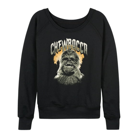Star Wars - Chewbacca Horror Poster - Women's French Terry Long Sleeve Pullover