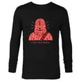 thumbnail image 1 of Star Wars Chewbacca I Like That Wookiee Valentine’s Day - Long Sleeve T-Shirt for Men - Customized-Black, 1 of 5