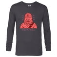 thumbnail image 1 of Star Wars Chewbacca I Like That Wookiee Valentine’s Day - Long Sleeve T-Shirt for Men - Customized-Charcoal Heather, 1 of 5