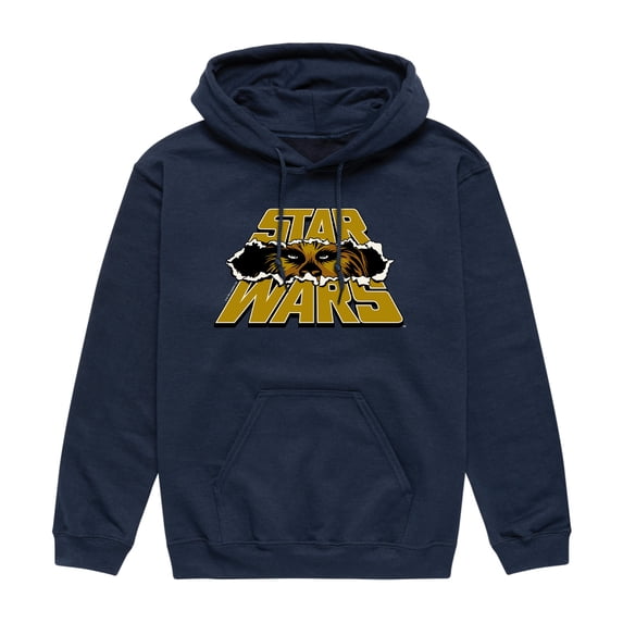 Star Wars - Chewbacca Logo Rip - Men's Fleece Hoodie Sweatshirt