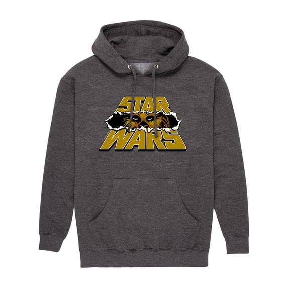 Star Wars - Chewbacca Logo Rip - Men's Fleece Hoodie Sweatshirt