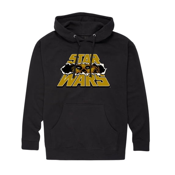 Star Wars - Chewbacca Logo Rip - Men's Fleece Hoodie Sweatshirt