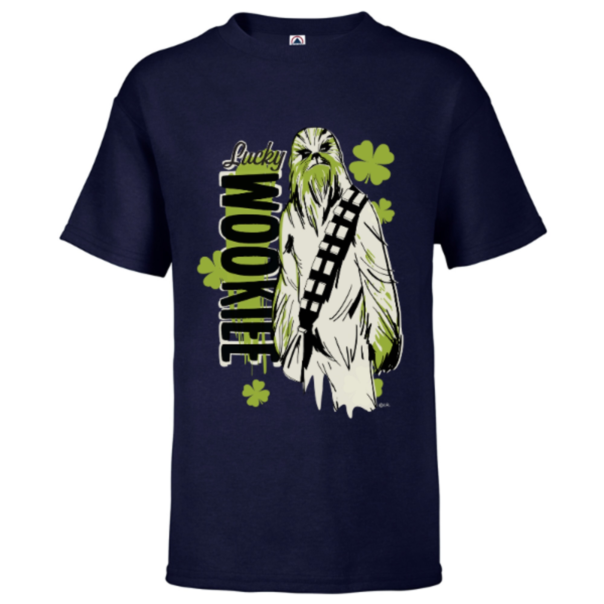 Star Wars Chewbacca Lucky Wookiee Shamrock St. Patrick???s Day - Short ...