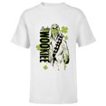 thumbnail image 1 of Star Wars Chewbacca Lucky Wookiee Shamrock St. Patrick’s Day - Short Sleeve T-Shirt for Kids - Customized-White, 1 of 5