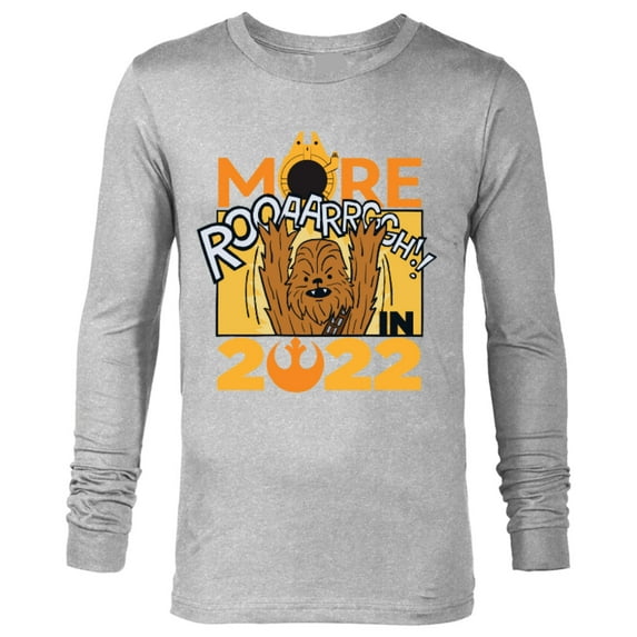 Star Wars Chewbacca More Roar Cartoon 2022 Standard - Long Sleeve T-Shirt for Men – Customized-Athletic Heather
