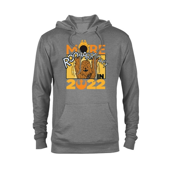 Star Wars Chewbacca More Roar Cartoon 2022 Standard - Pullover Hoodie for Adults – Customized-Graphite Heather