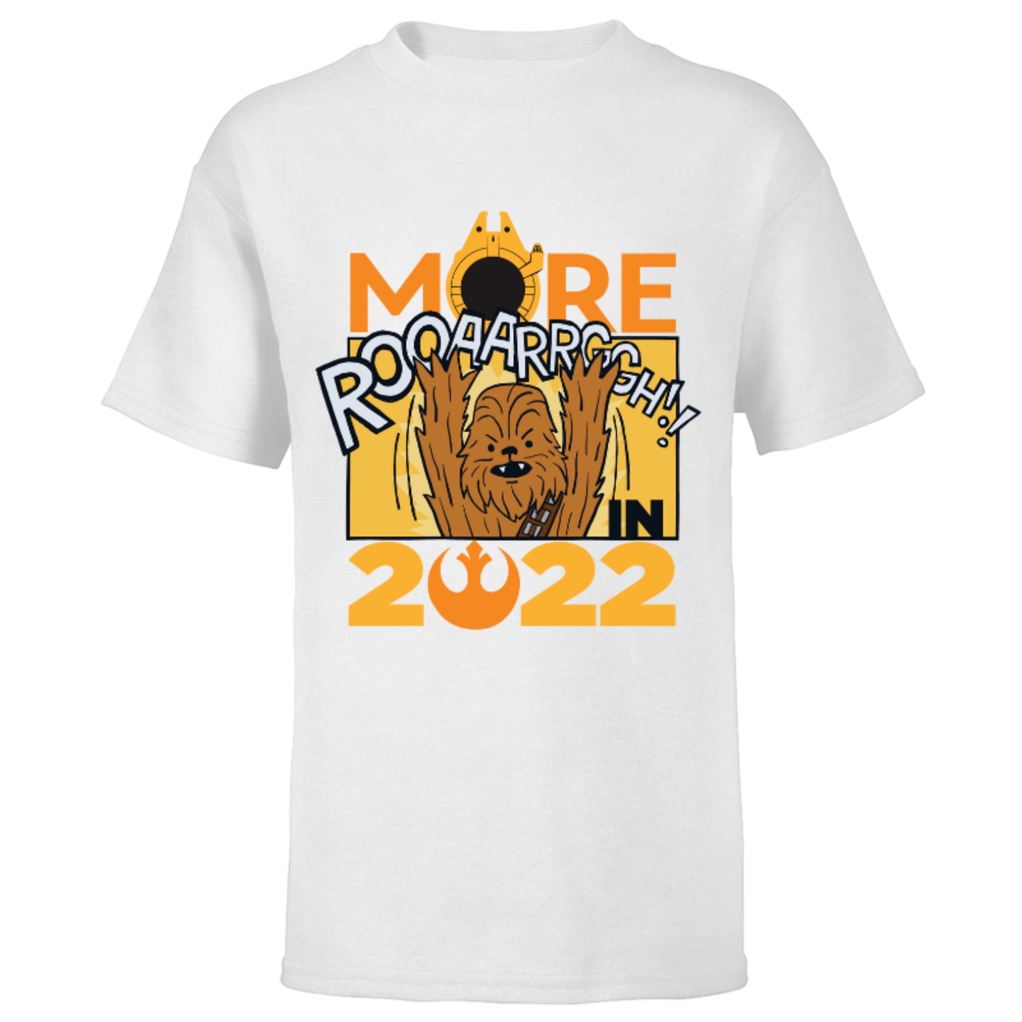 Star Wars Chewbacca More Roar Cartoon 2022 Standard - Short Sleeve T ...