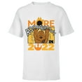 thumbnail image 1 of Star Wars Chewbacca More Roar Cartoon 2022 Standard - Short Sleeve T-Shirt for Kids – Customized-White, 1 of 5
