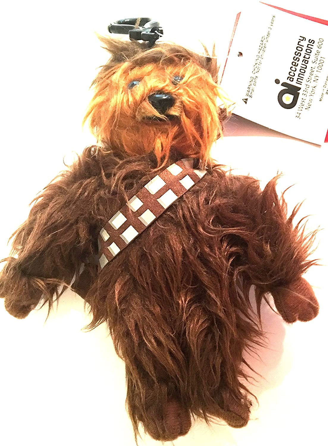 Star Wars Chewbacca Plush Doll Key Chain Coin Bag Clip On 8