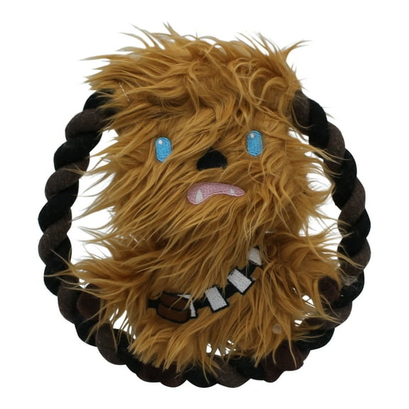Star Wars Chewbacca Plush Rope Frisbee Dog Toy