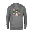 thumbnail image 1 of Star Wars Chewbacca Princess Leia and Yoda Christmas Holiday - Pullover Hoodie for Adults - Customized-Athletic Heather, 1 of 5