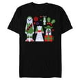 thumbnail image 1 of Star Wars Chewbacca Princess Leia and Yoda Christmas Holiday - Short Sleeve Blended T-Shirt for Adults - Customized-Black, 1 of 5