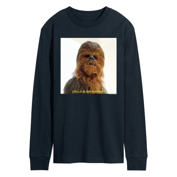 Star Wars - Chewbacca Subtitled - Men's Long Sleeve Graphic T-Shirt