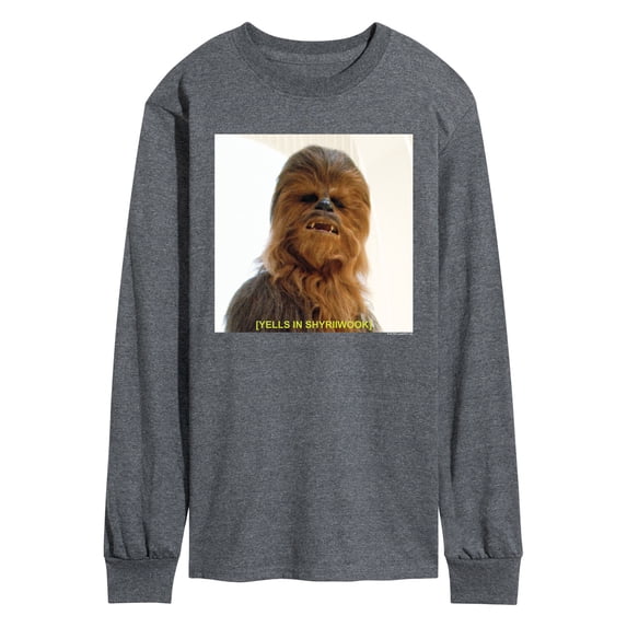 Star Wars - Chewbacca Subtitled - Men's Long Sleeve Graphic T-Shirt