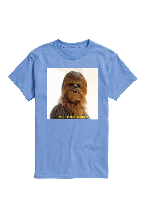 - Chewbacca Subtitled - Men's Short Sleeve Graphic T-Shirt