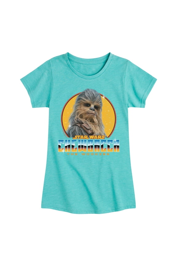 - Chewbacca - Toddler And Youth Girls Fitted Short Sleeve Tee