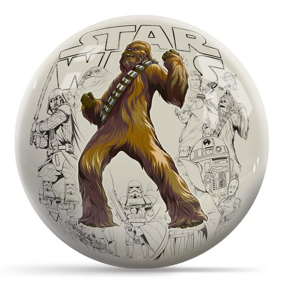 Star Wars Chewbacca Undrilled Bowling Ball