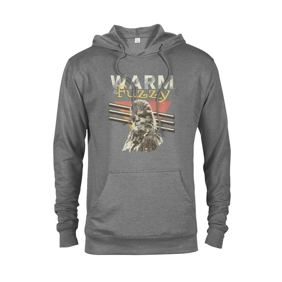 Star Wars Chewbacca Warm Fuzzy Wookiee - Pullover Hoodie for Adults - Customized-Graphite Heather